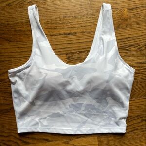 Women’s White Camo Bra Tank